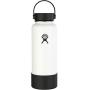 REUZBL Protective Silicone Boot Sleeve for 12-40 oz Hydro Flask Insulated Water Bottles, Anti-Slip Bottom Cover