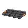 Rachael Ray 54075 Yum-o 12-cup Muffin Pan, Orange Grips
