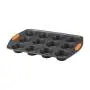 Rachael Ray 54075 Yum-o 12-cup Muffin Pan, Orange Grips