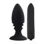 Gothing Silicone Plug B-?TT Adùlt Six Toys with 10 Ví-brátions Modes Mini Ví-bratórs Stímulatión for Women Men