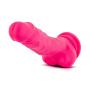 Blush Ruse 7.5 Inch Silicone Dildo, Thick, Girthy, Suction Cup, Strap On Harness Compatible, Sex Toy for Women