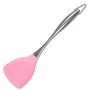 Pink/Black Stainless Steel Handle Silicone Cooking Tool Sets Egg Beater Spoon Spatula Turner Kitchenware Kitchen Utensils Sets,Turner Pink