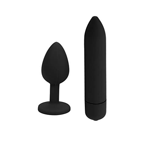 Mini Silicone Jeweled Anal Butt Plugs Anal Jump Eggs Trainer Toys Set
