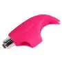 Vibrator, Oomph! 4 Inch Silicone Waterproof Vibration Massager 16 Modes Magic Wand Finger Vibrator Sexy Toy Rali - Red