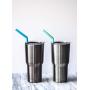 Love Coco Big Silicone Straws for 30 oz Tumbler | 10 Pieces | BPA-free and Reusable