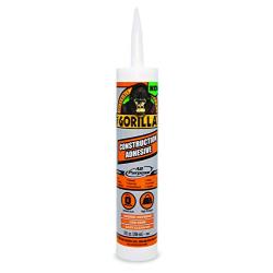 Gorilla 8005202 Construction Adhesive, 1-Pack, White