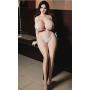 Xingjo Male Masturbation Real Doll Toy,168Cm Sex Doll Wide Hips and Thick Thights Silicone Love Doll,Shaped by A Truly Beautiful Woman,Active Joints Real Person Proportions Doll/Heating/Standing