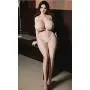 Xingjo Male Masturbation Real Doll Toy,168Cm Sex Doll Wide Hips and Thick Thights Silicone Love Doll,Shaped by A Truly Beautiful Woman,Active Joints Real Person Proportions Doll/Heating/Standing