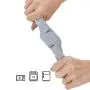 RINKOUa Foldable Silicone Table Mat, Silicone Collapsable Trivet for Kitchen Non-Slip Pot Holder Cross Hot Pads,Expandable - Lightweight, Non-Slip Pot Design Kitchenware
