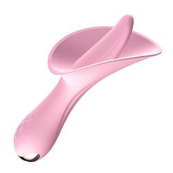 Female Māssager Shāking Facial Beāuty Silicǒne Toy Intērāctive Creative Māssager 0527P (Color : Pink)