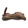 ULXYP Male Realistic Soft Silicone Female self-Timer Gift Mens Torso Doll Female Adult Toy (Brown)