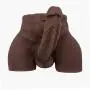 UGXYP Relax Toy Brown Massager Women 3D Adult Toy for Women Male Gifts - Lifelike Female Silicone Torso TPE Doll for Man Adult Toy