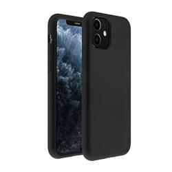 ZUSLAB Case for Apple iPhone 11 Silicone Gel Rubber Bumper Cover for iPhone 11 Slim Thin Hard Shell Shockproof Full-Body Protective Case - Black