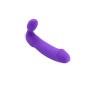 Bunny Ears Waterproof Battery Mini Stress Relief Silicone Powerful Massages Tool Adult Toys for Women Whisper Quiet By Qhufnng, Purple
