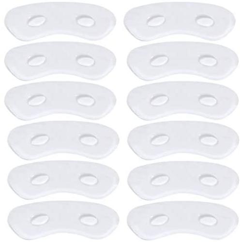 Clear Heel Grips, Heel Pads for Shoes Too Big High Heels, Heel Inserts for Heel Pain, Clear Shoe Heel Cushion, 6 Pairs