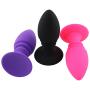 Flosky Silicone Amal Plug Toys with 10 Vibrantion Modes Mini Vibrarator Stimulation for Women Men