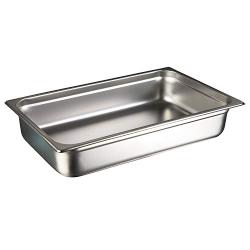 2.5" Deep Full Size Stainless Steel Anti-Jam Steam Pan