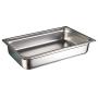 6" Deep Full Size Stainless Steel Anti-Jam Steam Pan