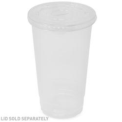 Simply Deliver 32 oz Plastic Cup for Cold Drinks, Crystal Clear PET, 500-Count