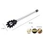 XUNHANG Kitchen Utensils Set - 8 Piece Cooking Nonstick Silicone and Stainless Steel Utensils Kit For Pots and Pans Kitchenware safe Easy to Clean (Color : Black)