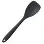 Silicone Kitchenware Set 10 Piece Set Silicone Scraper Brush Food Clip Cooking Shovel Spoon (Color : Black)