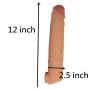 FDA Privacy Silicone Penile Condom 12 Inch ZSHBM Expander Expands Male Chastity Toys Lengthen Cock Sleeves Dick Socks Skin Color