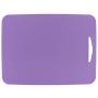 Cutting Board Chopping Board With Hanging Hole Food Grade Silicone Flexible Easy to Clean for Home Kitchen Use Purple Kitchenware