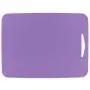 Cutting Board Chopping Board With Hanging Hole Food Grade Silicone Flexible Easy to Clean for Home Kitchen Use Purple Kitchenware