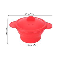 Foldable Silicone Steamer Kitchenware Retractable Steam Pot Cooking Steamer With Cover