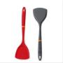 Silicone kitchenware integrated non-stick pan shovel kitchen tools high temperature cooking shovel,Gray