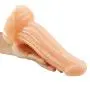 6.9 Inch Realistic Double Layer Silicone Toy with Strong Suction Cup