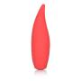 CalExotics Red Hot Flare - 10-Function Waterproof Vibrator ? Rechargeable Silicone Compact Teaser Vibe ? Adult Sex Massager for Couples - Red