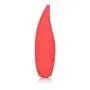 CalExotics Red Hot Flare - 10-Function Waterproof Vibrator ? Rechargeable Silicone Compact Teaser Vibe ? Adult Sex Massager for Couples - Red