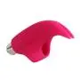 Vibrator, Oomph! 4 Inch Silicone Waterproof Vibration Massager 16 Modes Magic Wand Finger Vibrator Sexy Toy Rali - Red