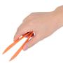 Craig 4pcs Plastic Kitchen Tongs BBQ Tongs Utility Tong Cooking Utility Tong Orange