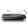 LG G7 ThinQ Case, Soft TPU Slim-Fit Flexible Ultra-Thin Clear Case, Full-Body Rugged Bumper Print Baby Turtle Case for LG G7 ThinQ, Transparent