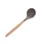 TOPmountain Silicone Kitchenware Cooking Utensils Set Simple Heat Resistant Wooden Handle Women Restaurant
