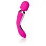 CalExotics Embrace Body Wand Massager ? Silicone Waterproof Vibrator ? 7 Function Rechargeable Adult Sex Massager for Couples - Pink