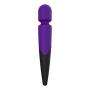 Velocity Waterproof 10 Speed Silicone Wireless Therapeutic Massager Wand, Purple