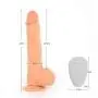 INJO Adult Toy Realistic Dildo Huge Dildo Silicone Dildo Masturbator for Women Sex Toy Dildo (Non-Electric Silicone Dildo 7.8inch)