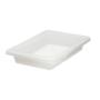 Rubbermaid Commercial Products Food Storage Box/Tote for Restaurant/Kitchen/Cafeteria, 2 Gallon, White (FG350700WHT)