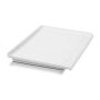 madesmart Elevated Drain Board - White | SINKWARE COLLECTION | 15.63&quot x 11.25&quot | Dish Drying Board for Cups, Pots/Pans or Large Utensils | Non-slip Base | BPA-Free