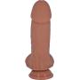 The Thicc DICC by FUKENA - Realistic Dual Density Silicone Dildo, 5.75 Inches Insertable (Light Skin)