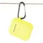 AirPods Case,SATLITOG Protective Silicone Cover Compatible with Apple AirPods 2 and 1(Not for Wireless Charging Case)(Light Yellow)