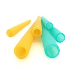 Reusable Silicone Straws - Multipack - Teal/Orange