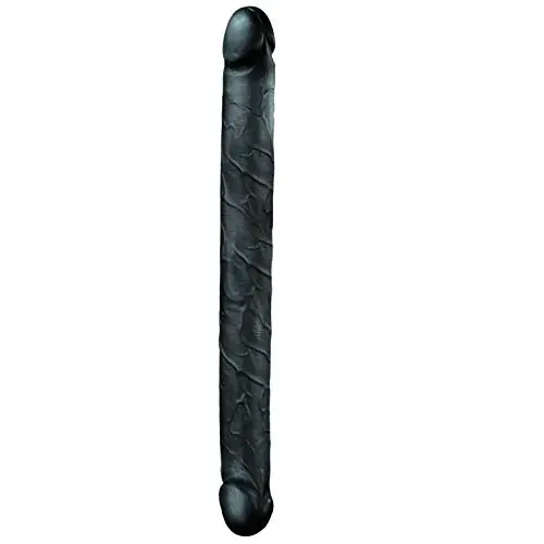 Soft Comfortable Stimulator 18.1 Inch Double Sided Toy Real Feel Soft Flexible Silicone Wand Double Head -D?ld`? Massager for Women