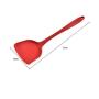 Silicone kitchenware non-stick pan silicone shovel kitchen cooking shovel colander spoon not hurt the pot silicone kitchenware,Red,Shovel