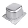 4" Deep Steam Table Pan 1/6 Size, Kitma 1.8 Quart Stainless Steel Anti-Jam Standard Weight Hotel GN Food Pans - NSF (6.93&quotL x 6.25&quotW) - 12 Pack