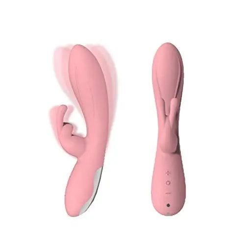 Hommoo Female Vibrant Adult Toys Soft Silicone Waterproof Rabbit Vibrartor-?ìld`? for Women