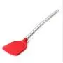 Silicone spatula stainless steel kitchenware shovel kitchen utensils nonstick shovel cooking spoon shovel,Green